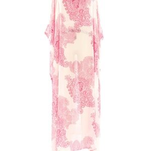 Vintage paisley chiffon caftan